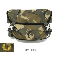 FRED PERRY Pique Camo Print Mini Shoulder Bag JAPAN LIMITED F9230画像