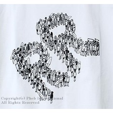REMI RELIEF モノクロ海入口 ロングウォッシュ加工Tシャツ RN1618-9181画像