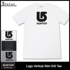 BURTON Logo Vertical Slim S/S Tee 168371画像