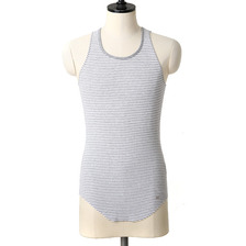 The Letters Border Washed Round Rib Tank. SS16-LC008B画像