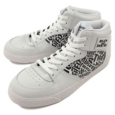 THRASHER footwear BUCHANAN DOG WHT GRAIN LEA/BLK ROLL OVER LOGO TS-160-004画像