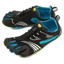 vibram FiveFingers KMD Sport LS Black/Blue/Green 16M3701画像
