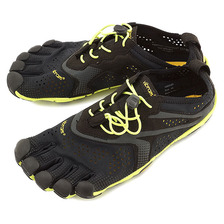 vibram FiveFingers V-Run Black/Yellow 16M3101画像