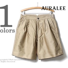 AURALEE フィンクスモールスキン ワイドショーツ A6SP03FM画像