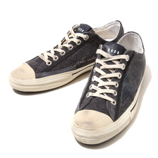 GOLDEN GOOSE SNEAKERS V-STAR 2 -DARK GREY CANVAS- G28MS639-F2画像