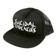 SUICIDAL TENDENCIES メッシュフリップハット ブラック画像