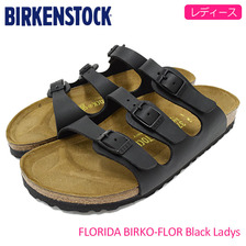 BIRKENSTOCK FLORIDA BIRKO-FLOR Black Ladys GC054793画像