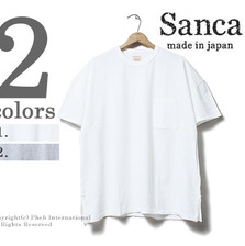 Sanca 鹿の子ドルマンスリーブポケットTシャツ S16STS01画像