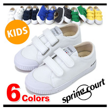 SPRING COURT G2 Kids Canvas Velcro G2KV-V1画像
