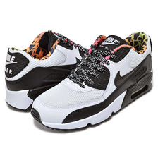 NIKE AIR MAX 90 FB GS wht/blk-volt-pink.b 833477-100画像