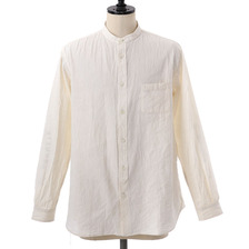 GOLD CHAMBRAY BAND COLLAR SHIRT GL27234画像
