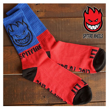 Spitfire Hombre Sock Red/Blue画像