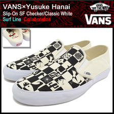 VANS &times; Yusuke Hanai Slip-On SF Checker/Classic White VN-00019MIM7画像