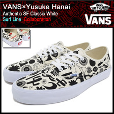 VANS &times; Yusuke Hanai Authentic SF Classic White VN-000UANIM8画像