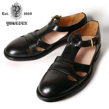 YUKETEN Summer Leather Sandal BLACK画像