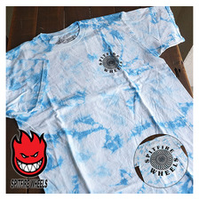 Spitfire OG Classic S/S T-SHIRT Sky Blue crincle tie dye画像