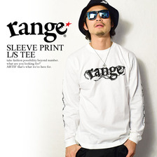 range SLEEVE PRINT L/S TEE RG16SP-LS01W画像