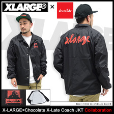 X-LARGE &times; Chocolate X-Late Coach JKT M16A5101画像