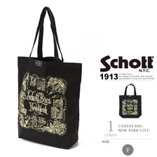 Schott CANVAS BAG NEW YORK CITY 3159031画像