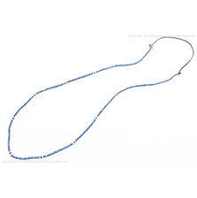 NORTH WORKS ビーズネックレス インディゴ染め D-603画像