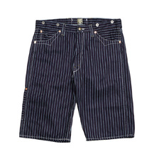 SUGAR CANE FICTION ROMANCE 9oz. WABASH STRIPE ZIP FLY SHORTS SC51443画像