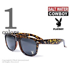 SALT WATER COWBOY × PLAYBOY 70'sレオパルド柄 サングラス CBS015画像