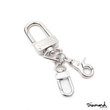 Diamond Supply Co. U-LOCK KEYCHAIN SILVER画像
