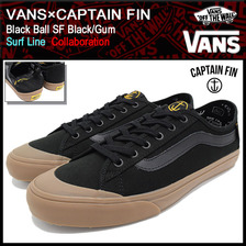 VANS &times; CAPTAIN FIN Black Ball SF Black/Gum VN-00019BGOO画像