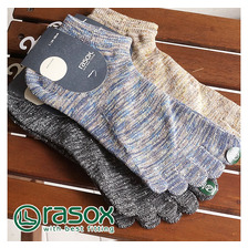 rasox 5本指ソックス FFノット ミックス・ロウ CA161AN01画像