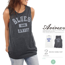 AVIREX WOMENS BLUES TANK TOP 6263192画像