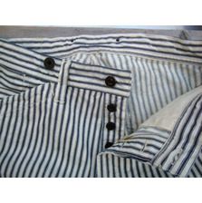 FREEWHEELERS UNION SPECIAL OVERALLS &ldquo;LOCOMOTIVE ENGINEER OVERALLS&rdquo;9oz. Random Hikcory Stripe 1622012画像