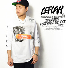 LEFLAH DREAMIN FOOTBALL 7/S TEE -WHITE-画像