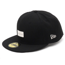 Yohji Yamamoto &times; NEW ERA メタルプレート 59FIFTY CAP画像