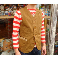 FREEWHEELERS UNION SPECIAL OVERALLS &ldquo;CONDUCTOR VEST&rdquo; Original Cotton Duck Dry Finish 1621005画像