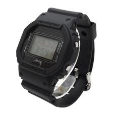 STUSSY &times; CASIO G-SHOCK DW-5600 BLACK画像