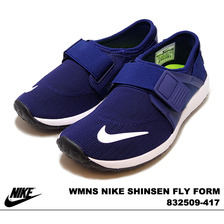 NIKE WMNS NIKE SHINSEN FLY FORM NAVY 832509-417画像
