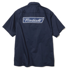 RADIALL &times; Dickies JOINT WORK "LOMBARD S/S" (NAVY)画像