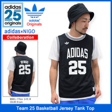 adidas Originals &times; NIGO Team 25 Basketball Jersey Tank Top AJ5192画像