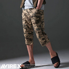 AVIREX COTTON HERINGBONE CROPPED PANTS 6166092画像