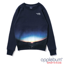 APPLEBUM BABY & KIDS サマーマッドネス クルースウェット NAVY画像