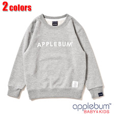 APPLEBUM BABY & KIDS キューブロゴクルースウェット画像