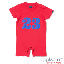 APPLEBUM BABY & KIDS 23 ロンパース RED画像