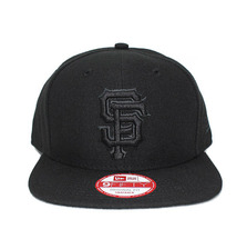 NEW ERA SAN FRANCISCO GIANTS TEAM-BASIC SNAPBACK BLACK OUT FFNESFG417画像