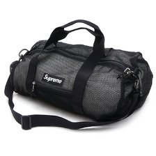 Supreme Mesh Duffle Bag BLACK画像