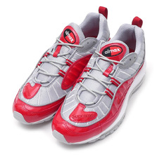NIKE &times; Supreme AIR MAX 98 SUPREME VRSTY RD/VRSTY RD-RFLCT SLVR-W 844694-600画像