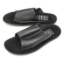 ISLAND SLIPPER LEATHER SANDAL BLACK PBS705画像