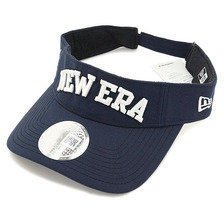 NEW ERA GOLF SUN VISOR SEERSUCKER COOLMAX NVY/S.WHT 11225857画像