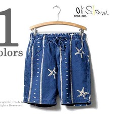 orslow インディゴプリント イージーショートパンツ 03-7022-101B画像