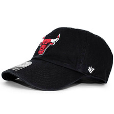 '47 Brand CHICAGO BULLS CLEAN UP STRAPBACK BLACK NBFTSCHB012画像