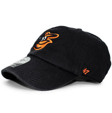 '47 Brand BALTIMORE ORIOLES CLEAN UP STRAPBACK BLACK FFFTSBMO006/FFFTS1430403画像